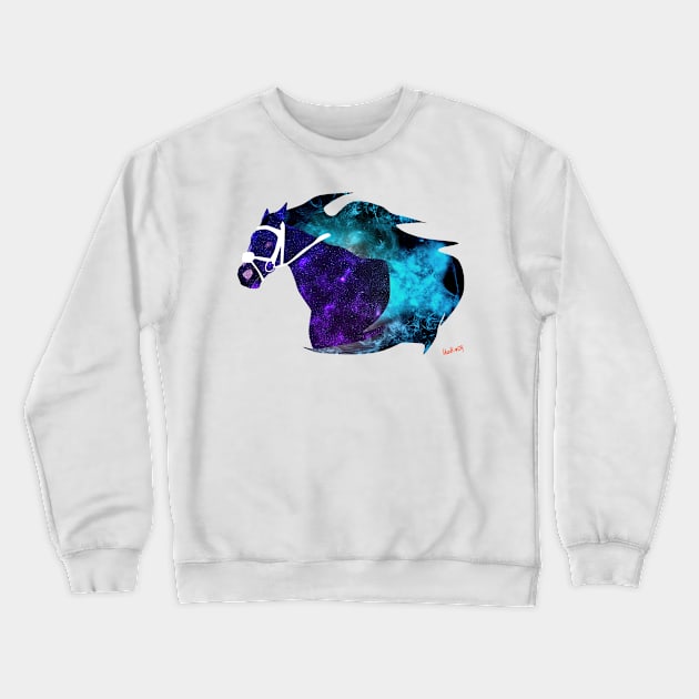 Space Race Crewneck Sweatshirt by Bloodfire09